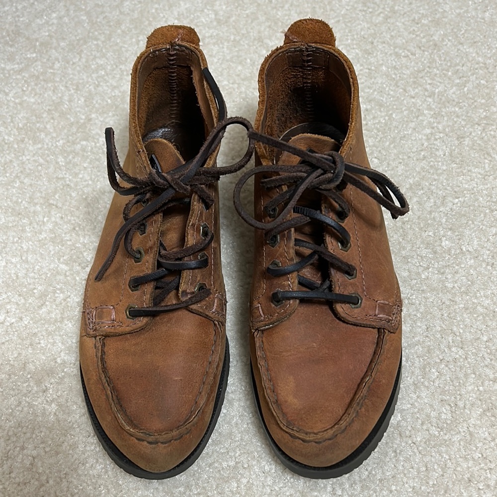 Eastland Brown Leather Ankle Boots